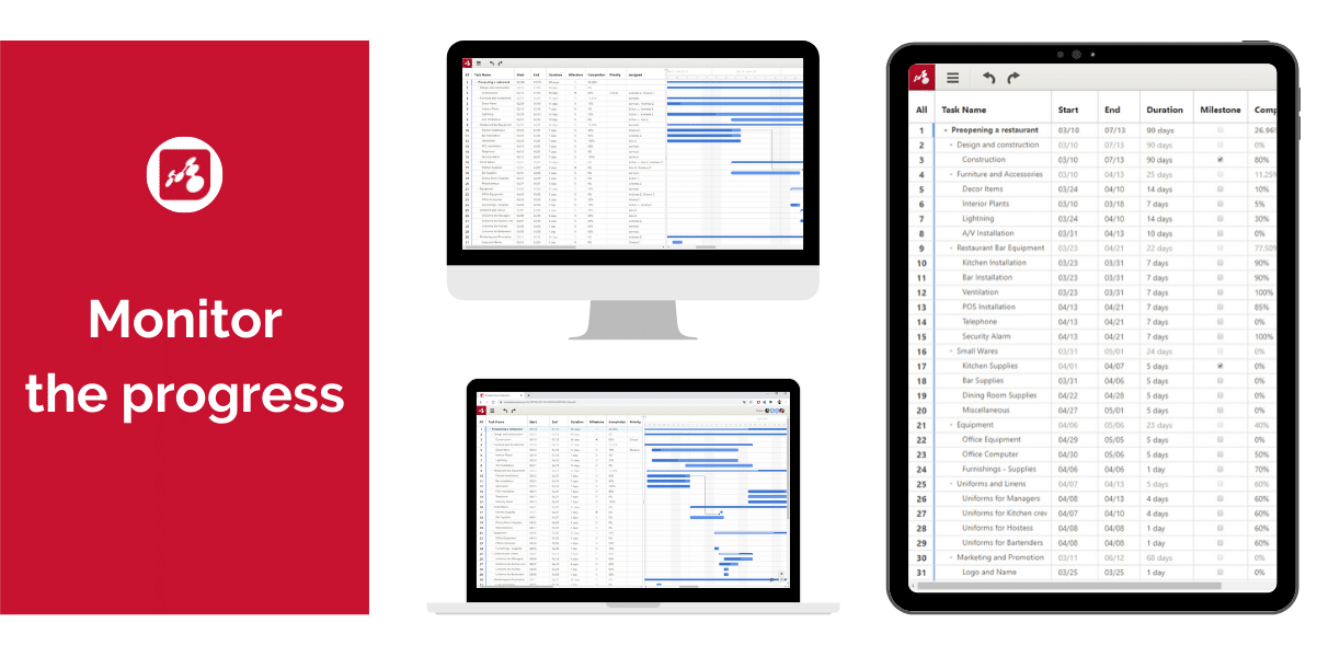 créateur de diagrammes de gantt